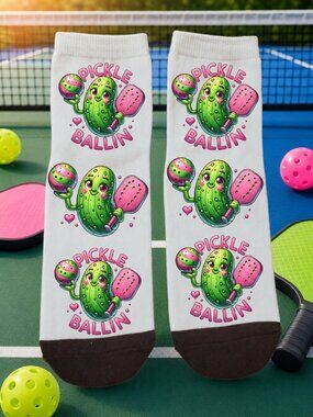 Pickle Ballin Ankle Socks